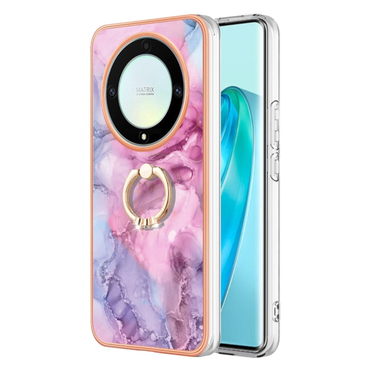 Electroplating Marble Dual-side IMD Phone Case with Ring, Series 2 My Store