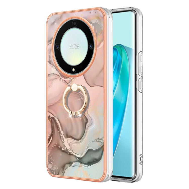 Electroplating Marble Dual-side IMD Phone Case with Ring, Series 2 My Store