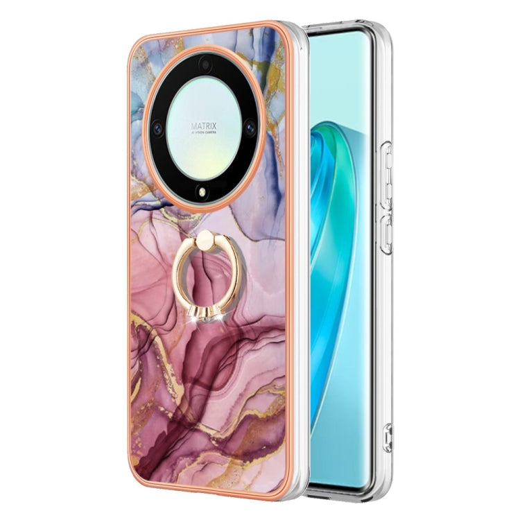 Electroplating Marble Dual-side IMD Phone Case with Ring, Series 2 My Store