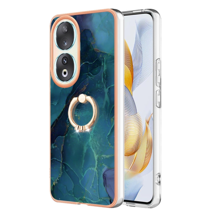 Electroplating Marble Dual-side IMD Phone Case with Ring, Series 1 My Store