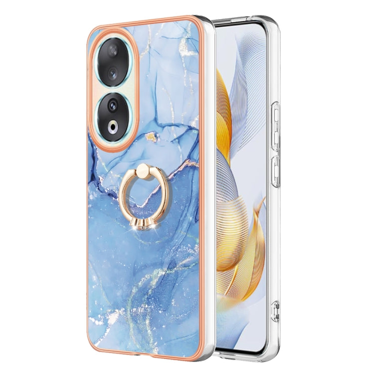 Electroplating Marble Dual-side IMD Phone Case with Ring, Series 1 My Store