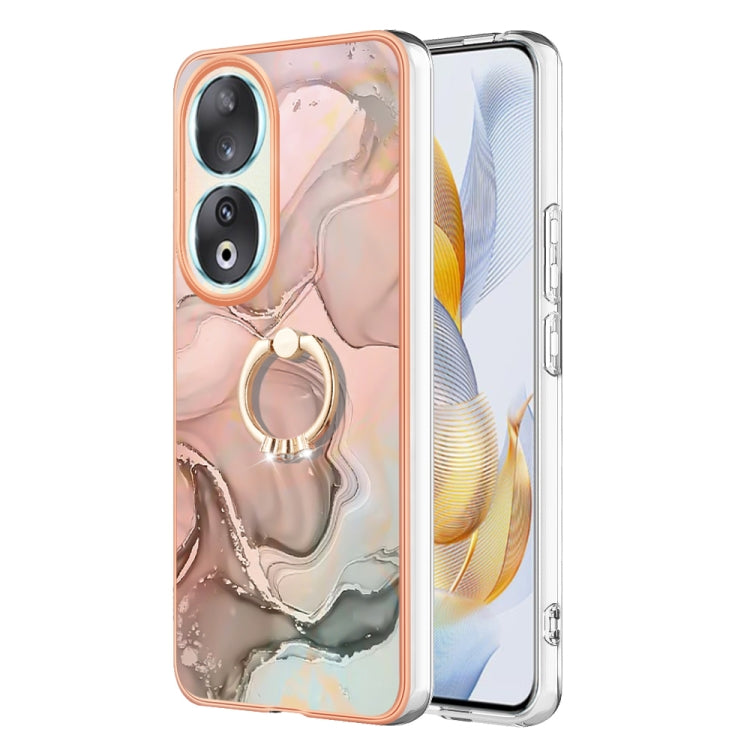 Electroplating Marble Dual-side IMD Phone Case with Ring, Series 1 My Store