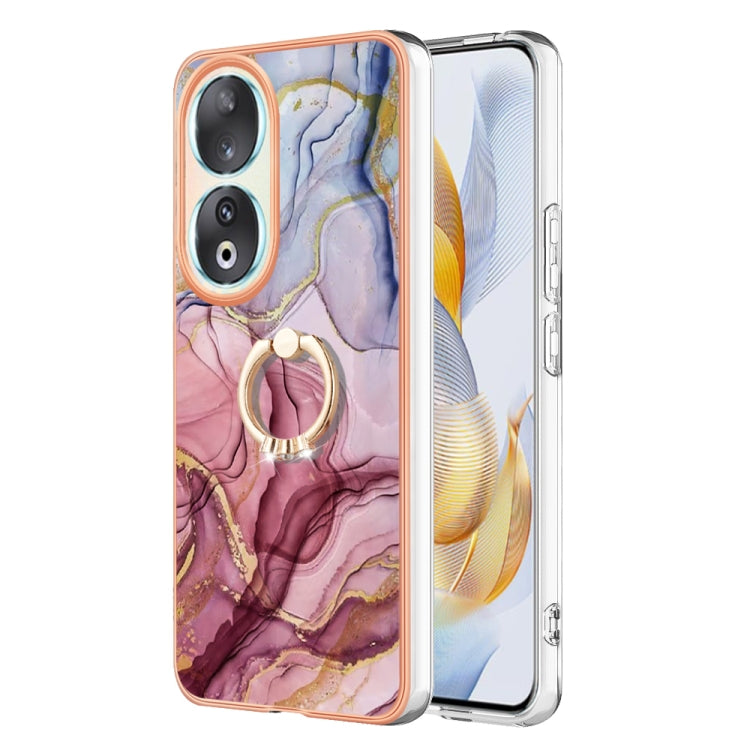 Electroplating Marble Dual-side IMD Phone Case with Ring, Series 1 My Store