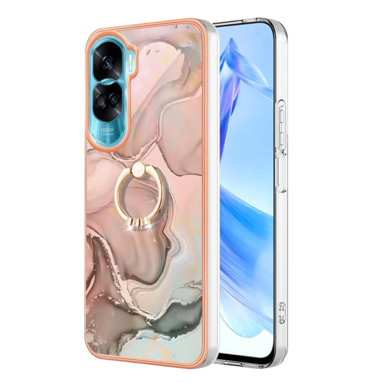 Electroplating Marble Dual-side IMD Phone Case with Ring, Series 1 My Store