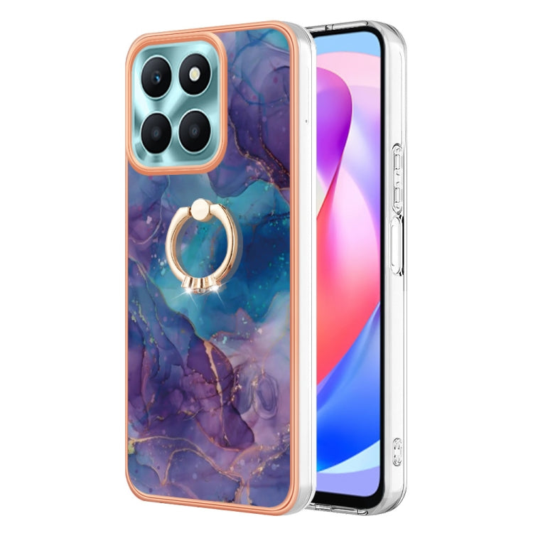 Electroplating Marble Dual-side IMD Phone Case with Ring, Series 2 My Store