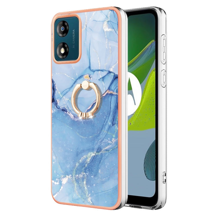 Electroplating Marble Dual-side IMD Phone Case with Ring, Series 2 My Store