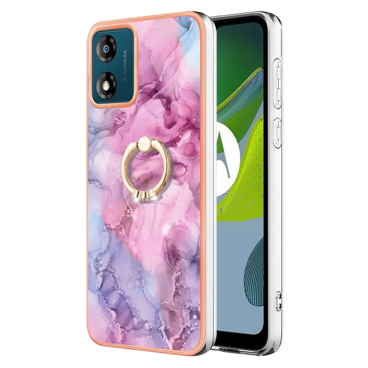 Electroplating Marble Dual-side IMD Phone Case with Ring, Series 2 My Store