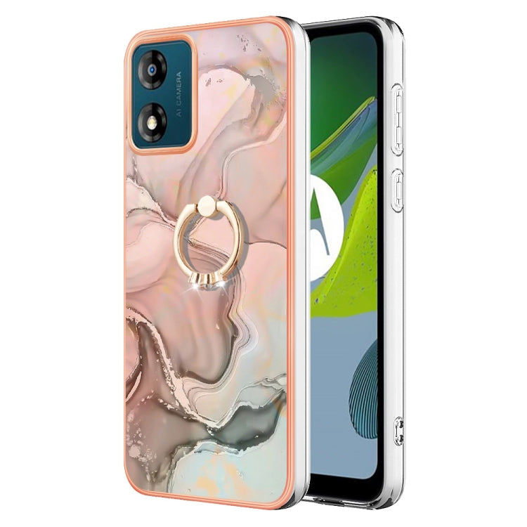 Electroplating Marble Dual-side IMD Phone Case with Ring, Series 2 My Store