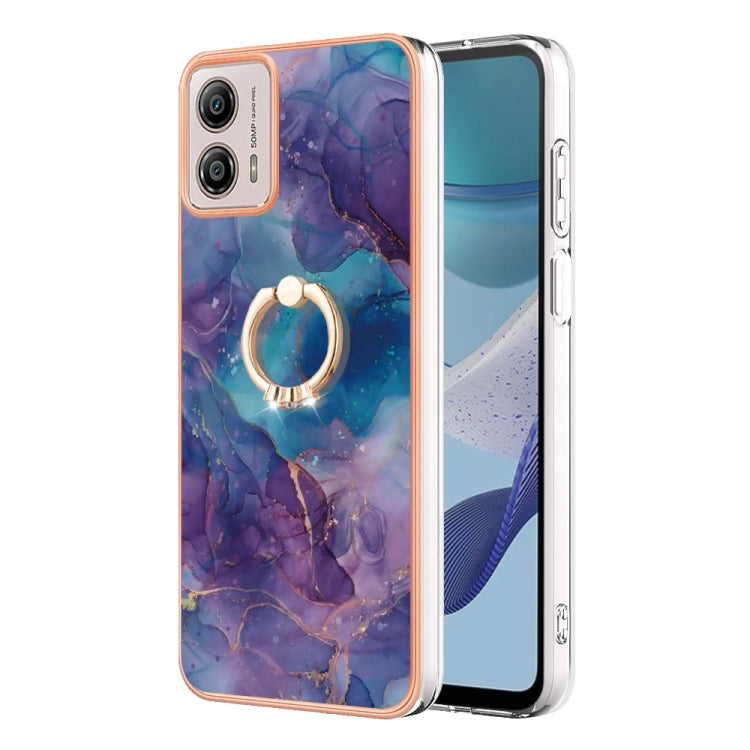 Electroplating Marble Dual-side IMD Phone Case with Ring, Series 1 My Store