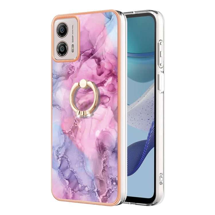 Electroplating Marble Dual-side IMD Phone Case with Ring, Series 1 My Store