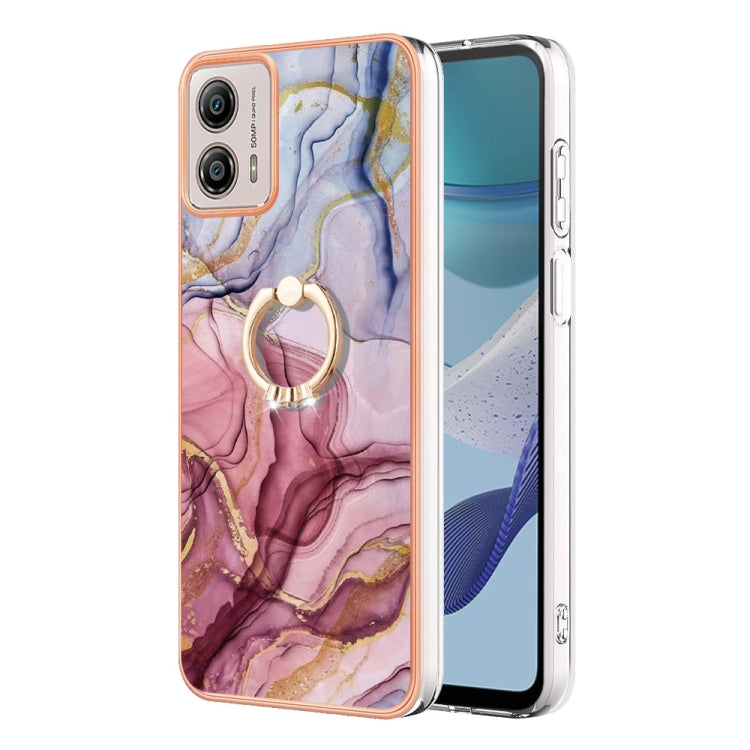 Electroplating Marble Dual-side IMD Phone Case with Ring, Series 1 My Store