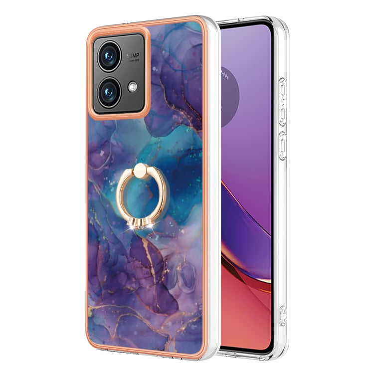 Electroplating Marble Dual-side IMD Phone Case with Ring, Series 1 My Store