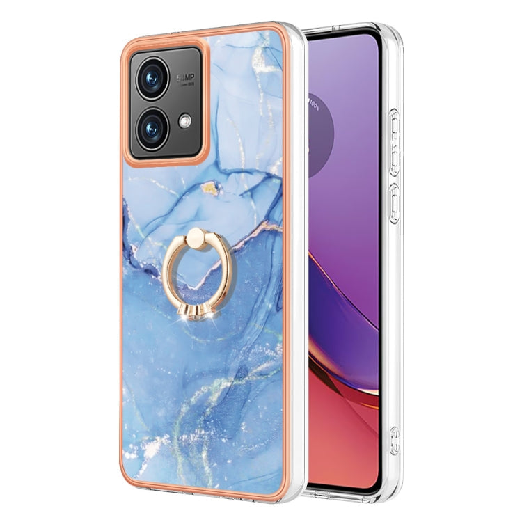 Electroplating Marble Dual-side IMD Phone Case with Ring, Series 1 My Store