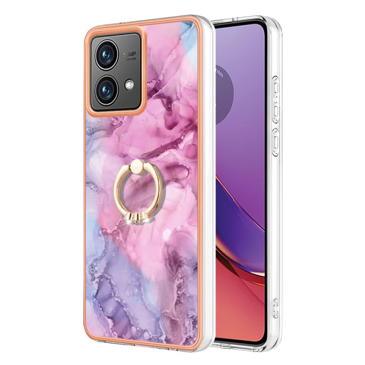 Electroplating Marble Dual-side IMD Phone Case with Ring, Series 1 My Store