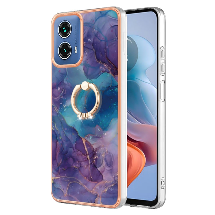 Electroplating Marble Dual-side IMD Phone Case with Ring, Series 2 My Store