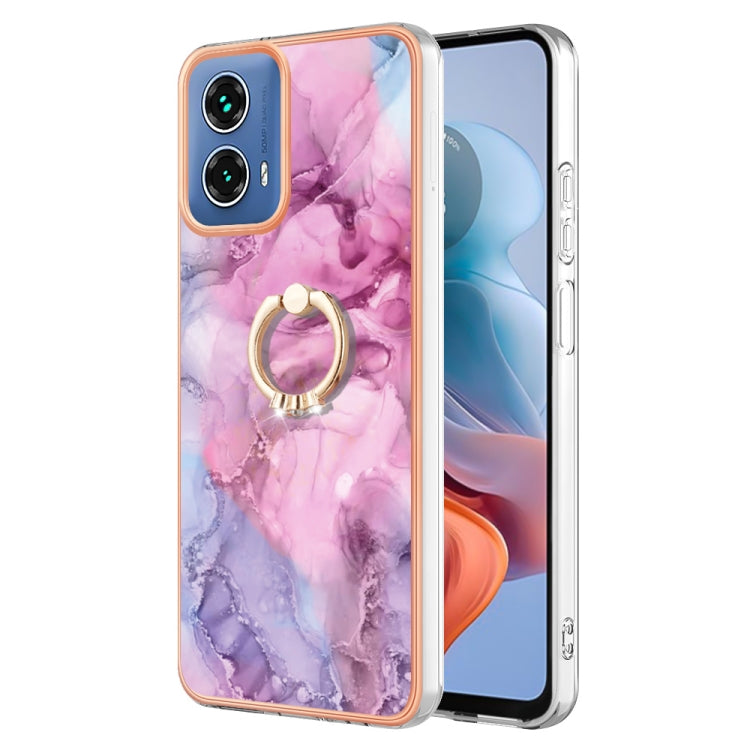 Electroplating Marble Dual-side IMD Phone Case with Ring, Series 2 My Store