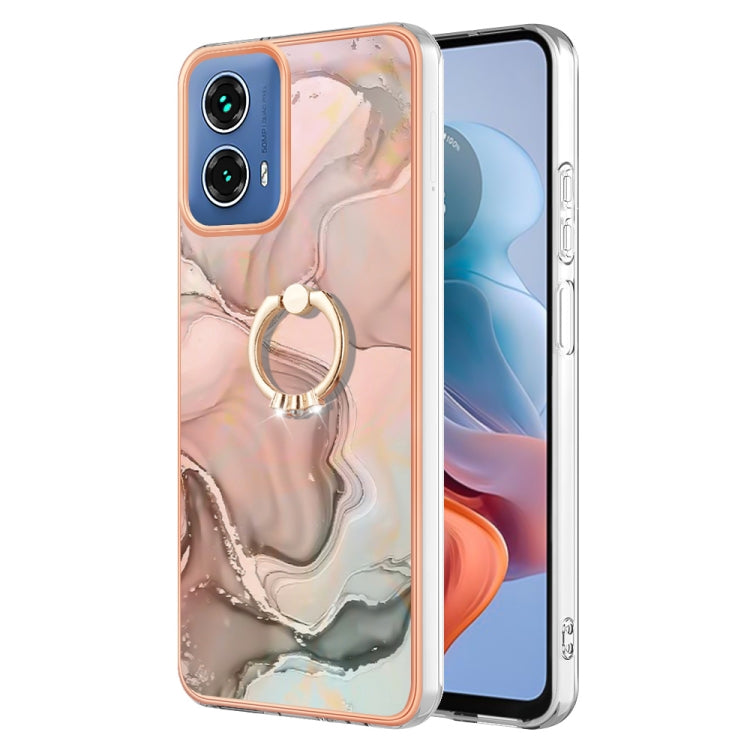 Electroplating Marble Dual-side IMD Phone Case with Ring, Series 2 My Store