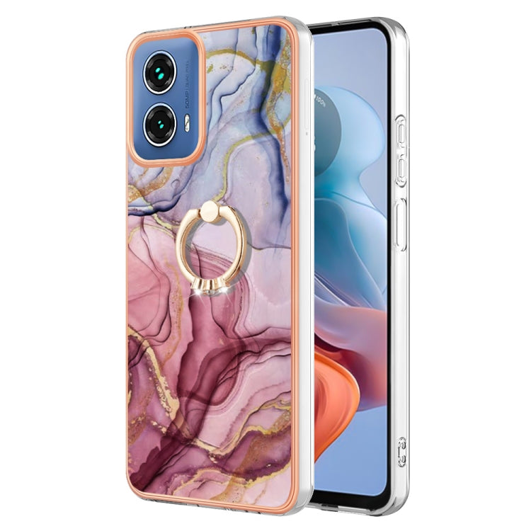 Electroplating Marble Dual-side IMD Phone Case with Ring, Series 2 My Store