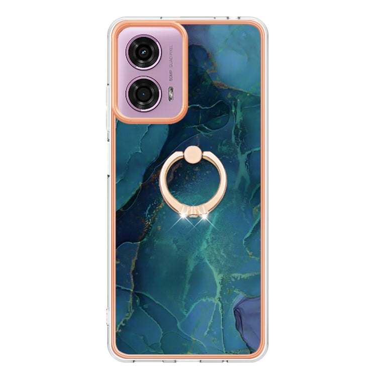 Electroplating Marble Dual-side IMD Phone Case with Ring, Series 1 My Store