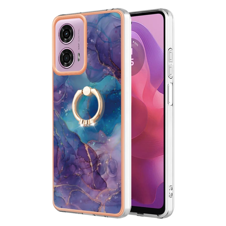 Electroplating Marble Dual-side IMD Phone Case with Ring, Series 1 My Store