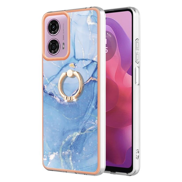 Electroplating Marble Dual-side IMD Phone Case with Ring, Series 1 My Store