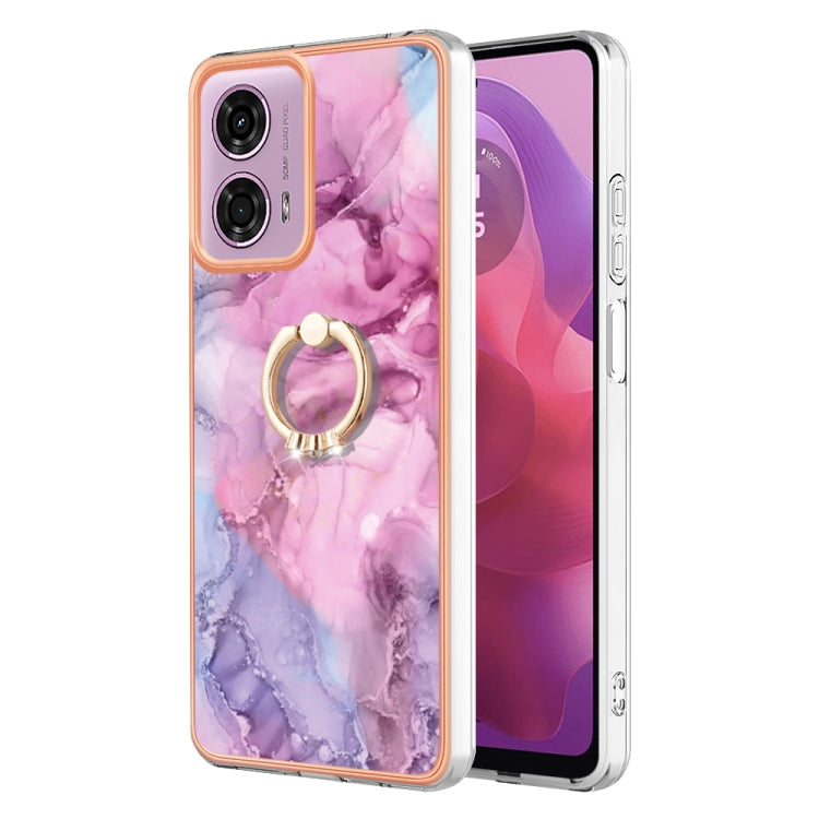 Electroplating Marble Dual-side IMD Phone Case with Ring, Series 1 My Store