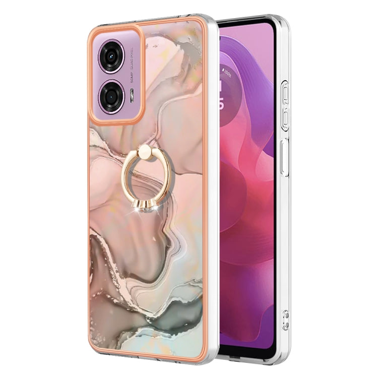 Electroplating Marble Dual-side IMD Phone Case with Ring, Series 1 My Store