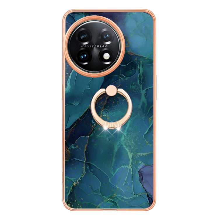 Electroplating Marble Dual-side IMD Phone Case with Ring My Store