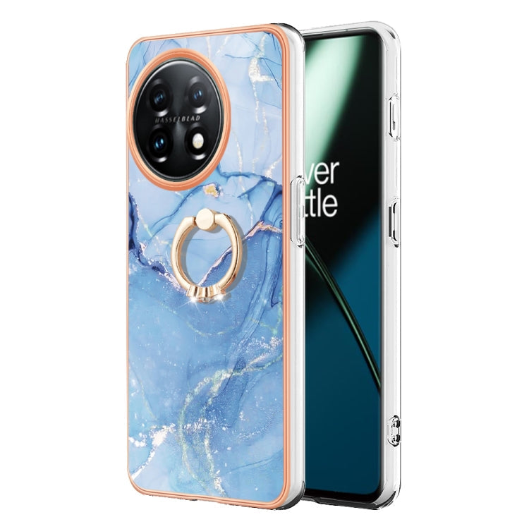 Electroplating Marble Dual-side IMD Phone Case with Ring My Store