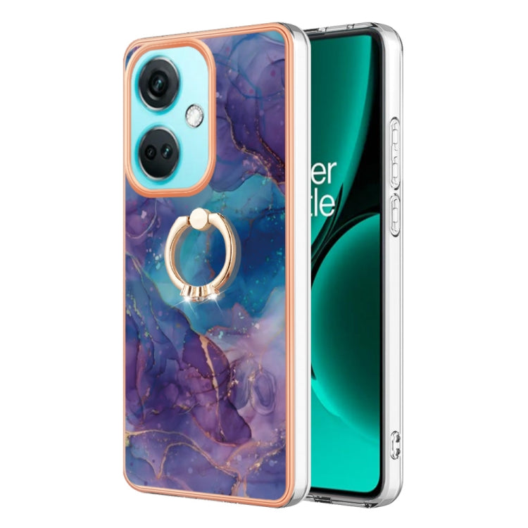 Electroplating Marble Dual-side IMD Phone Case with Ring My Store