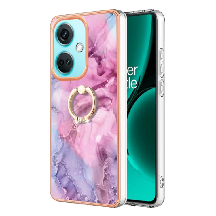 Electroplating Marble Dual-side IMD Phone Case with Ring My Store