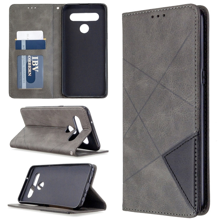 Rhombus Texture Horizontal Flip Magnetic Leather Case with Holder & Card Slots & Wallet My Store