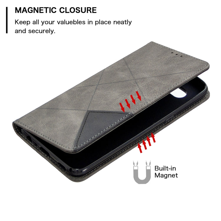 Rhombus Texture Horizontal Flip Magnetic Leather Case with Holder & Card Slots & Wallet My Store