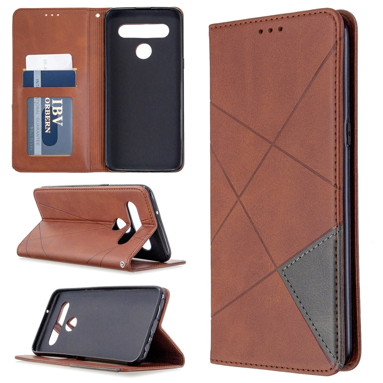 Rhombus Texture Horizontal Flip Magnetic Leather Case with Holder & Card Slots & Wallet My Store