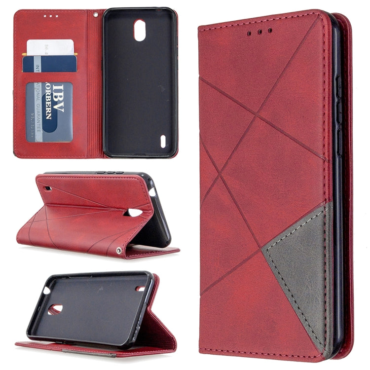 Rhombus Texture Horizontal Flip Magnetic Leather Case with Holder & Card Slots & Wallet My Store