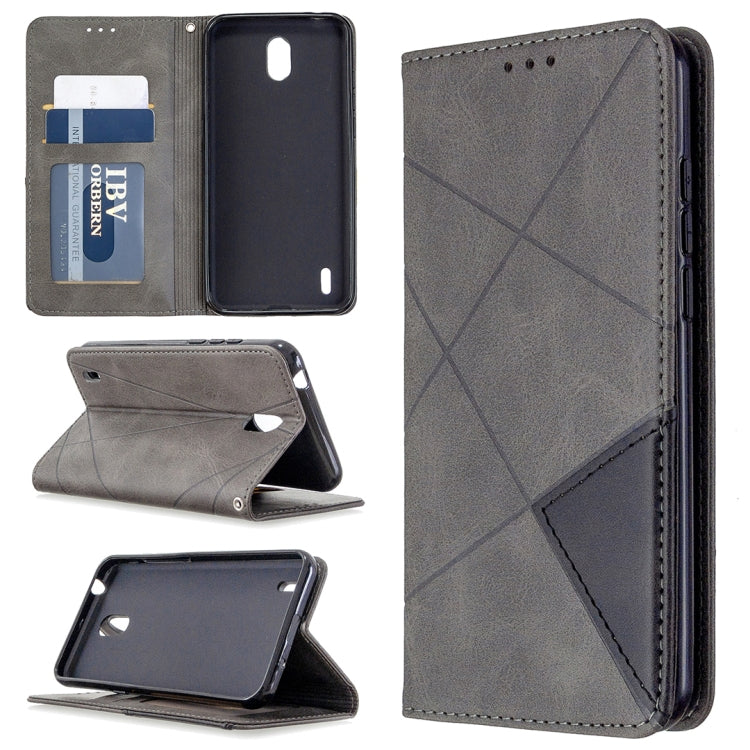 Rhombus Texture Horizontal Flip Magnetic Leather Case with Holder & Card Slots & Wallet My Store