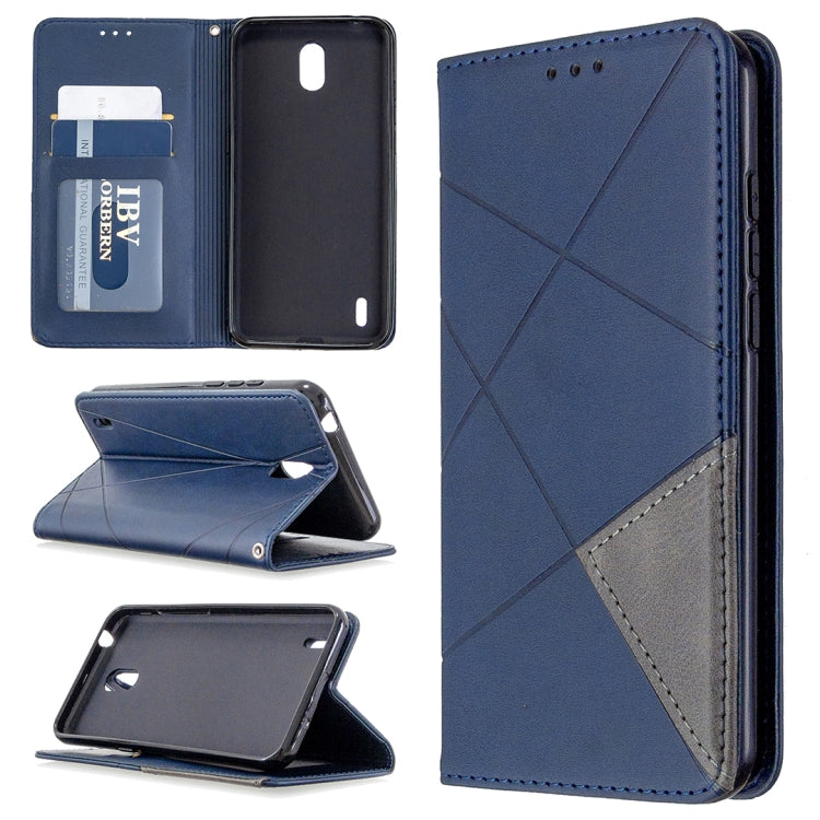 Rhombus Texture Horizontal Flip Magnetic Leather Case with Holder & Card Slots & Wallet My Store