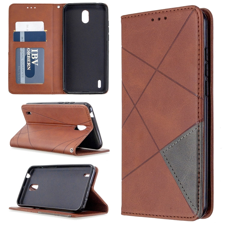 Rhombus Texture Horizontal Flip Magnetic Leather Case with Holder & Card Slots & Wallet My Store