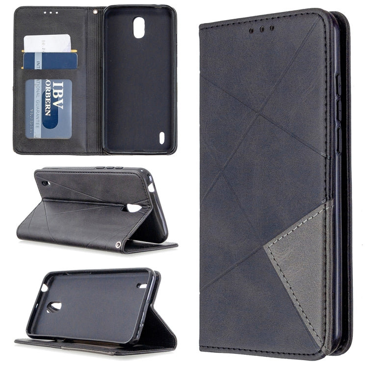 Rhombus Texture Horizontal Flip Magnetic Leather Case with Holder & Card Slots & Wallet My Store