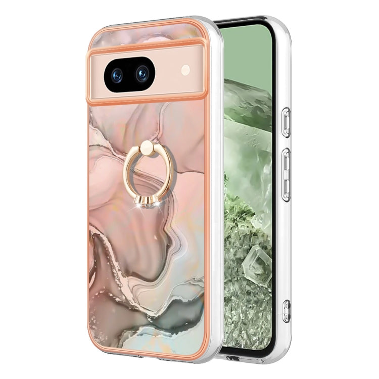 Electroplating Marble Dual-side IMD Phone Case with Ring, Series 1 My Store