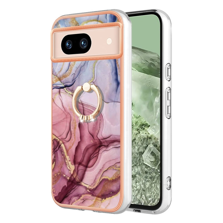 Electroplating Marble Dual-side IMD Phone Case with Ring, Series 1 My Store