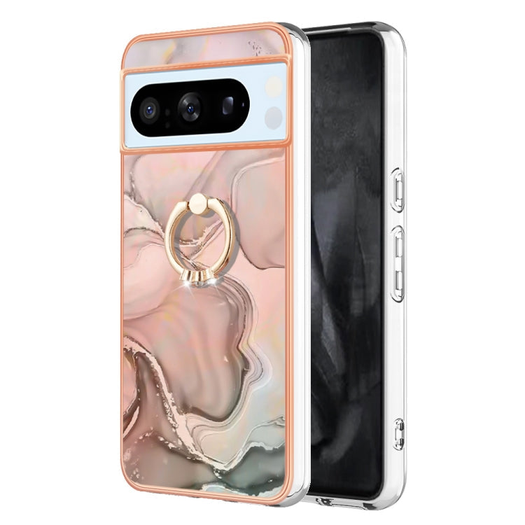 Electroplating Marble Dual-side IMD Phone Case with Ring, Series 1 My Store