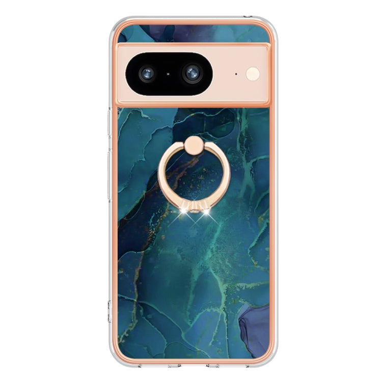 Electroplating Marble Dual-side IMD Phone Case with Ring, Series 2 My Store