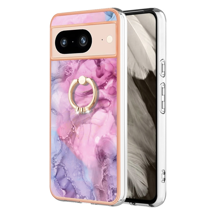 Electroplating Marble Dual-side IMD Phone Case with Ring, Series 2 My Store