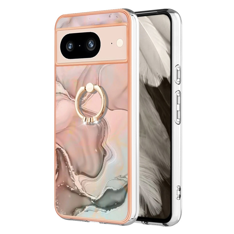 Electroplating Marble Dual-side IMD Phone Case with Ring, Series 2 My Store