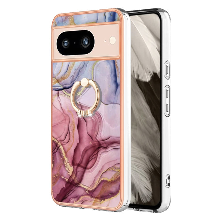 Electroplating Marble Dual-side IMD Phone Case with Ring, Series 2 My Store