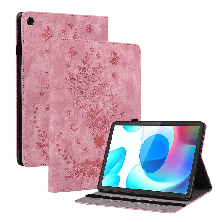 Butterfly Rose Embossed Leather Tablet Case My Store