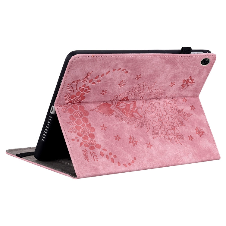 Butterfly Rose Embossed Leather Tablet Case My Store