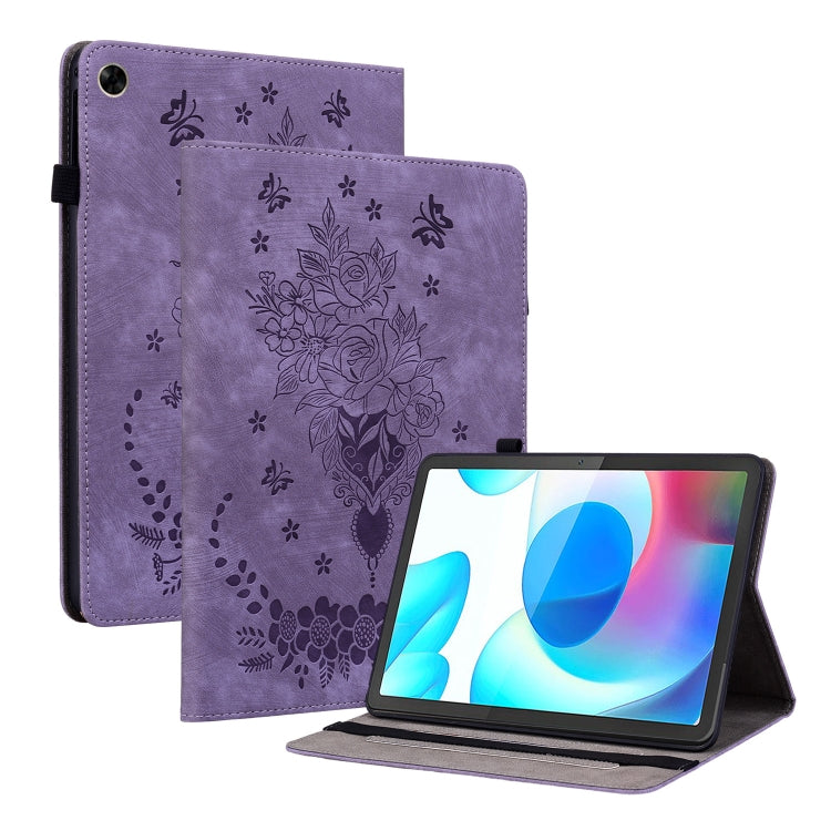 Butterfly Rose Embossed Leather Tablet Case My Store