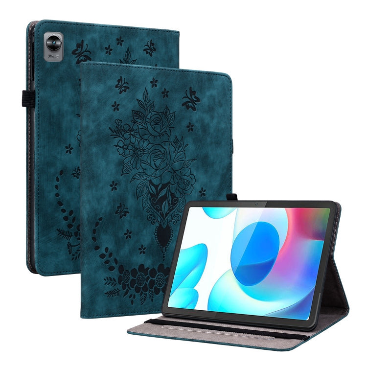 Butterfly Rose Embossed Leather Tablet Case My Store